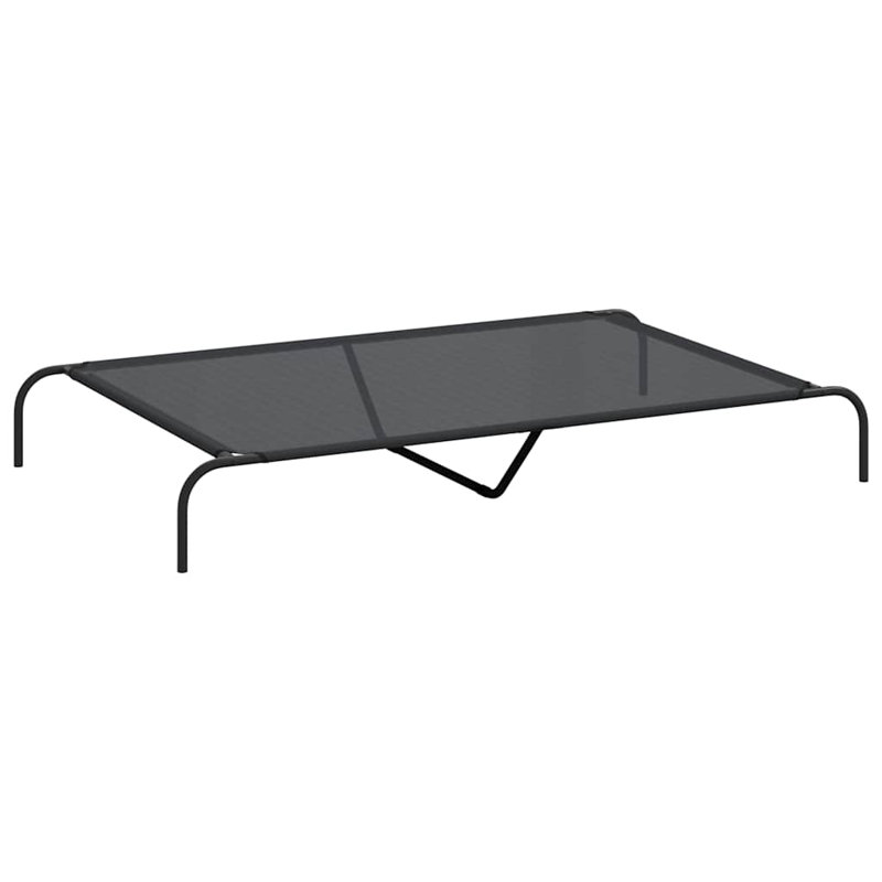 Quinlan Textilene Pet Bed, 20cm H x 150cm W x 90cm D, Black