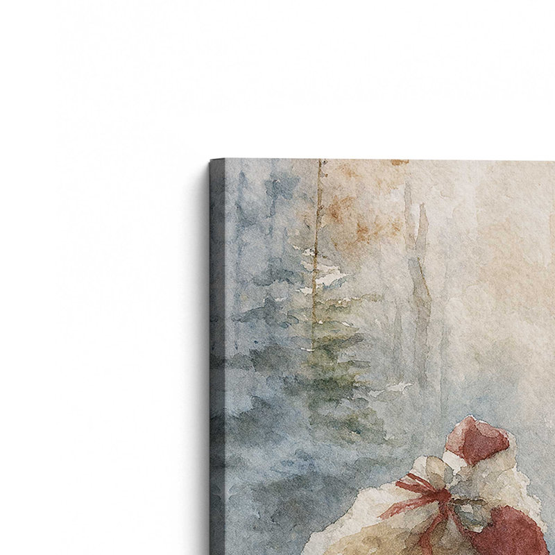 «Winter’s Journey», reproduction d'art sur toile, H 48 po x l 32 po, Toile tendue avec châssis