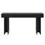 Console rectangulaire noire avec base en bois manufacturé pour vestibules modernes-564990845