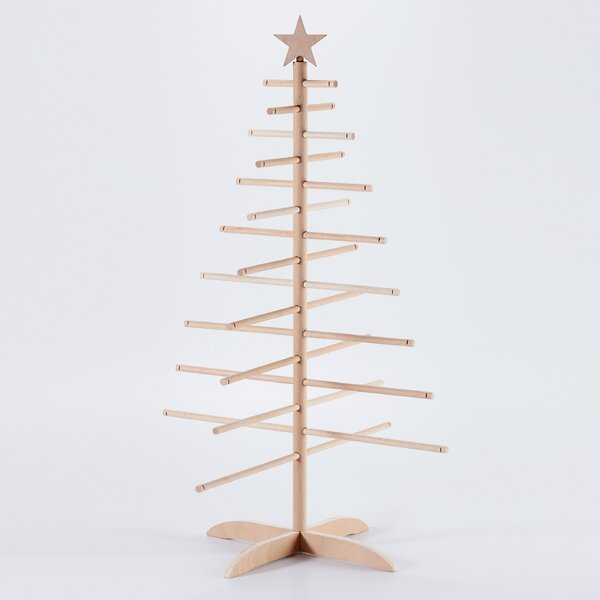 The Holiday Aisle® Wood Stick Tree - Lrg