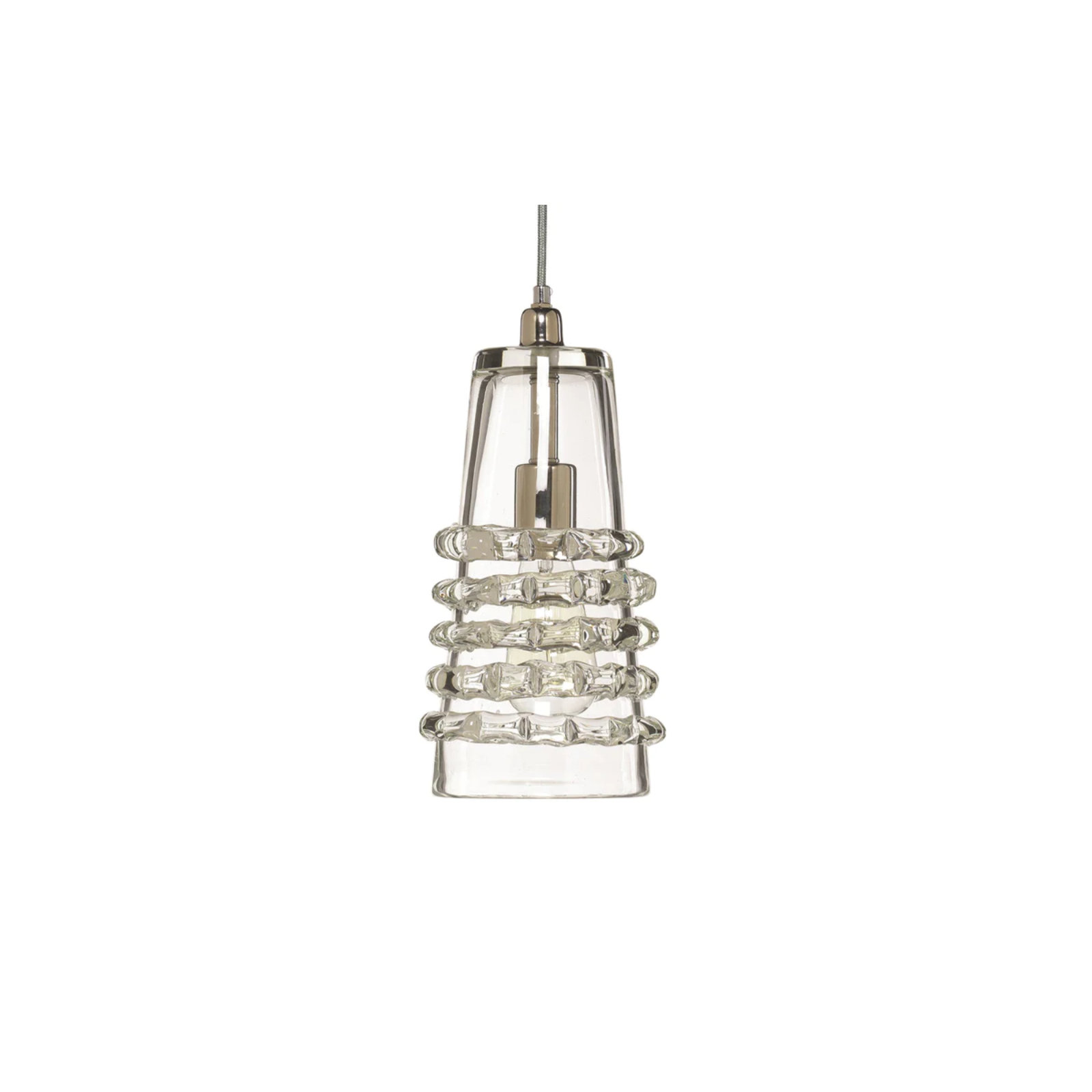 Ribbon Dimmable Pendant, Clear