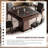 Brown Solid Wood Multifunctional Dining & Mahjong Table for Chinese Rules