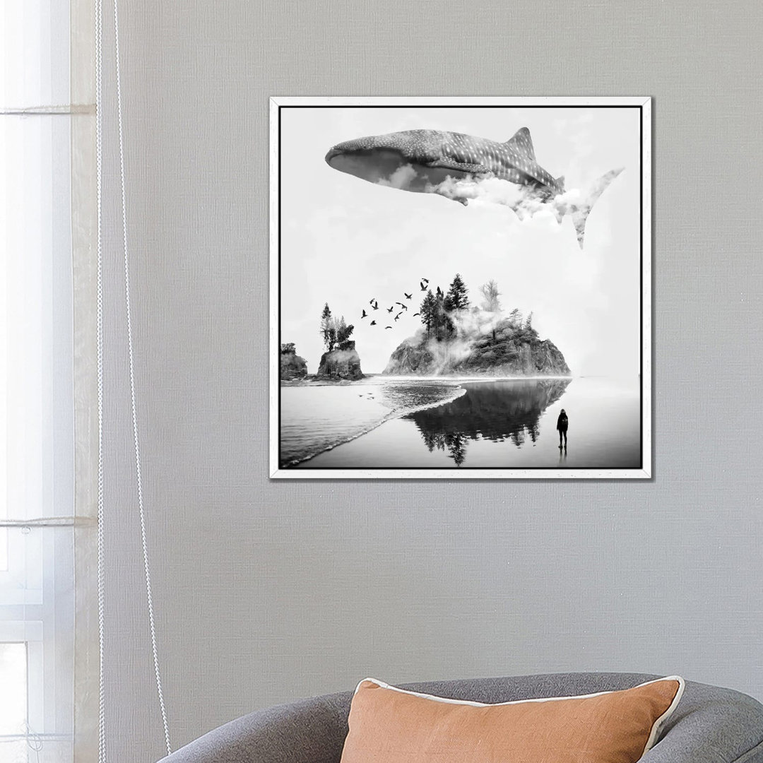 Whale Shark Island by David Loblaw - Print on Canvas