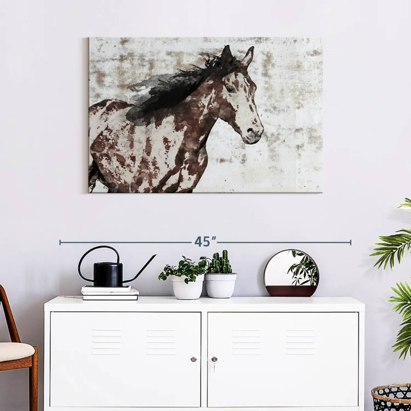 Brampt Winner Horse, 24" H x 36" W
