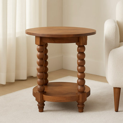 Solid Wood End Table