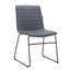 Chaise d'invité de bureau en cuir / polyester Lagan