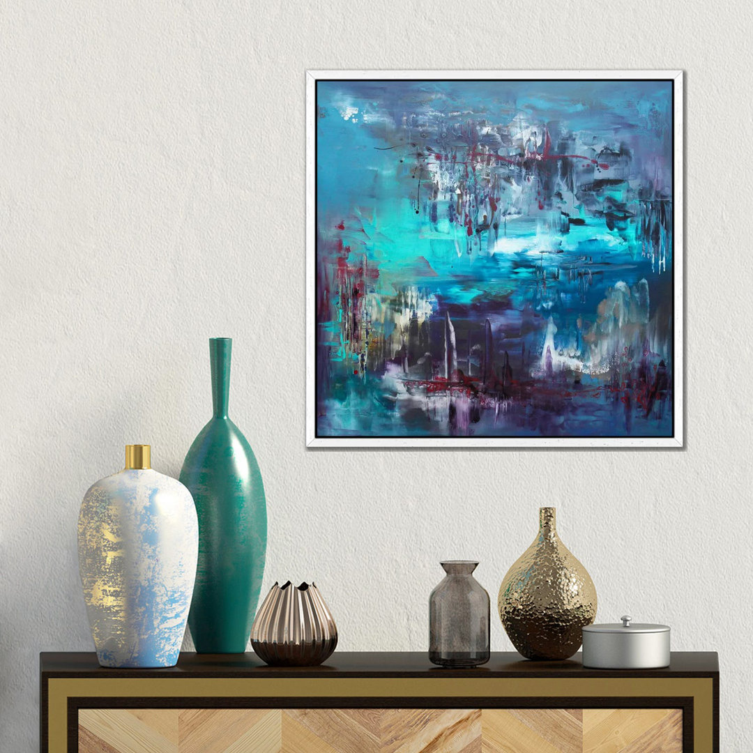 Sapphire Lagoon von Paresh Nrshinga - Gallery-Wrapped Canvas Giclée on Canvas