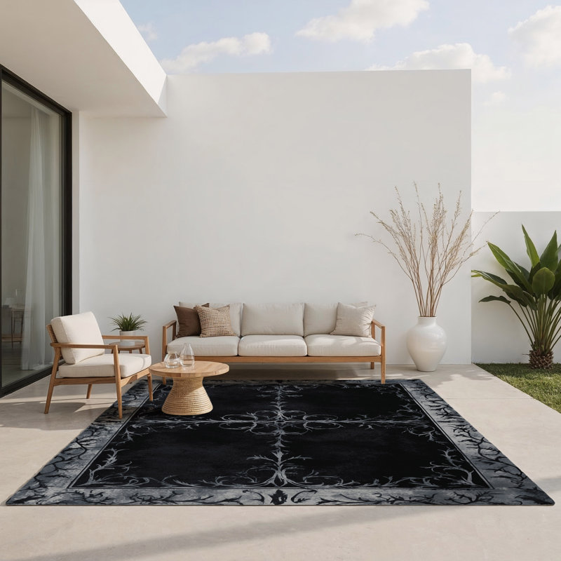 Tapis intérieur et extérieur Shadow Waltz, Rectangle 4pi x 6 pi