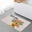 Multicolore beige, ensemble de 2 tapis de cuisine Welcome Duck