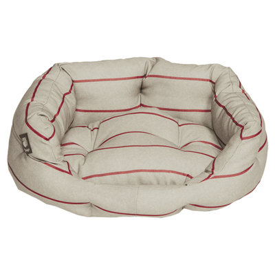 Heritage Round Striped Pet Bed