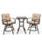 Silerton 2 - Person Patio Dining Set with Square Table , Cushions Included