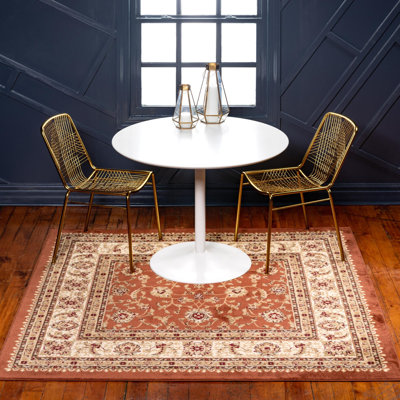 Tapis rouge brique Niles