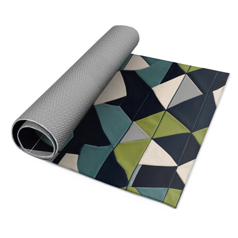 Tapis intérieur et extérieur Orbit Crossroads, Rectangle 1 pi 6 po x 2 pi 6 po