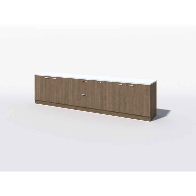 Bureau de réception rectangulaire en stratifié, Hi Teck