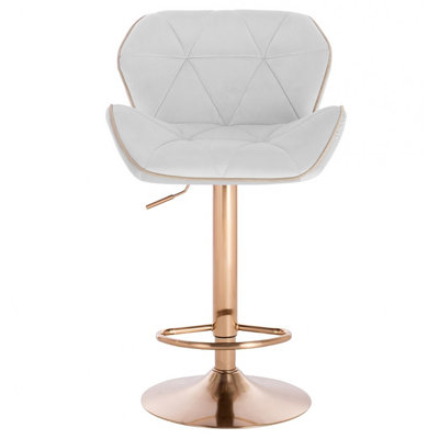 Tabouret de bar rotatif à hauteur ajustable Everill