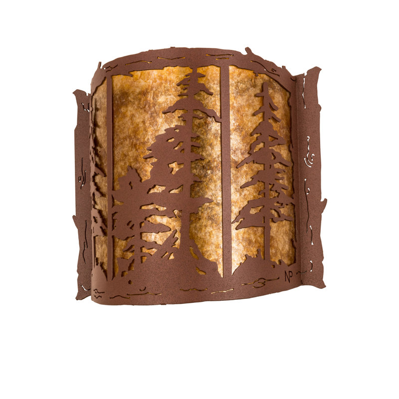 Rustic Lodge 2 - Light Flush Mounted Sconce