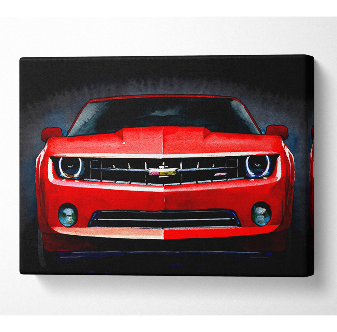 Chevy Camaro Front Grill - Kunstdrucke auf Leinwand