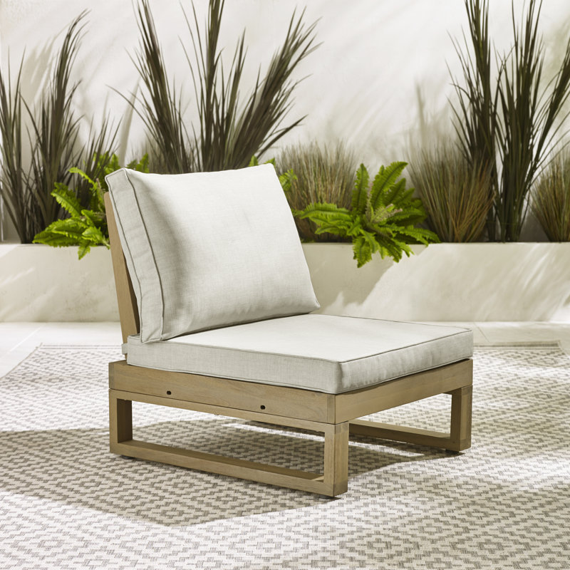 Paire de 2 chaises de jardin Giyana pour l'extérieur