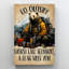 «Hinal Camping Go Out A Bear Kills You 2», reproduction d'art rectangulaire sur toile tendue sur toile tendue-1872818714