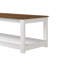 Ensemble de 3 tables basses et tables de bout avec pieds en angle gris clair-1754735863
