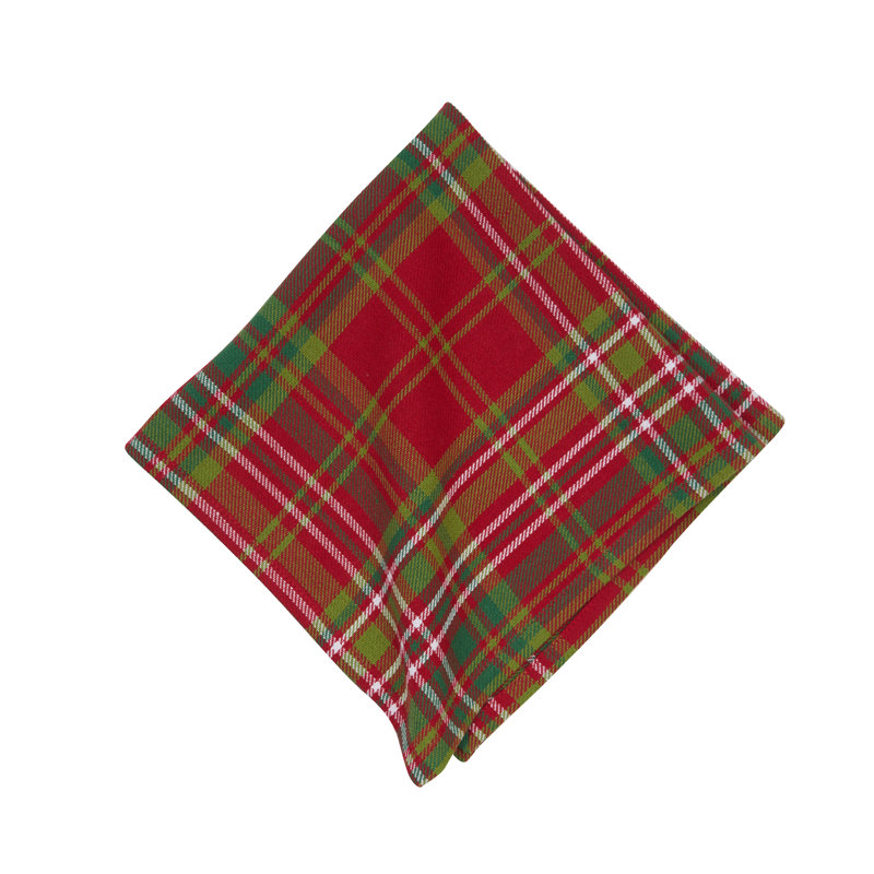 Ensemble de 6 serviettes Jonah, Rouge foncé