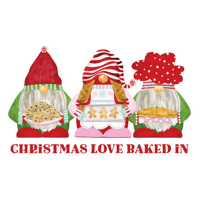 Christmas Bakers I On White