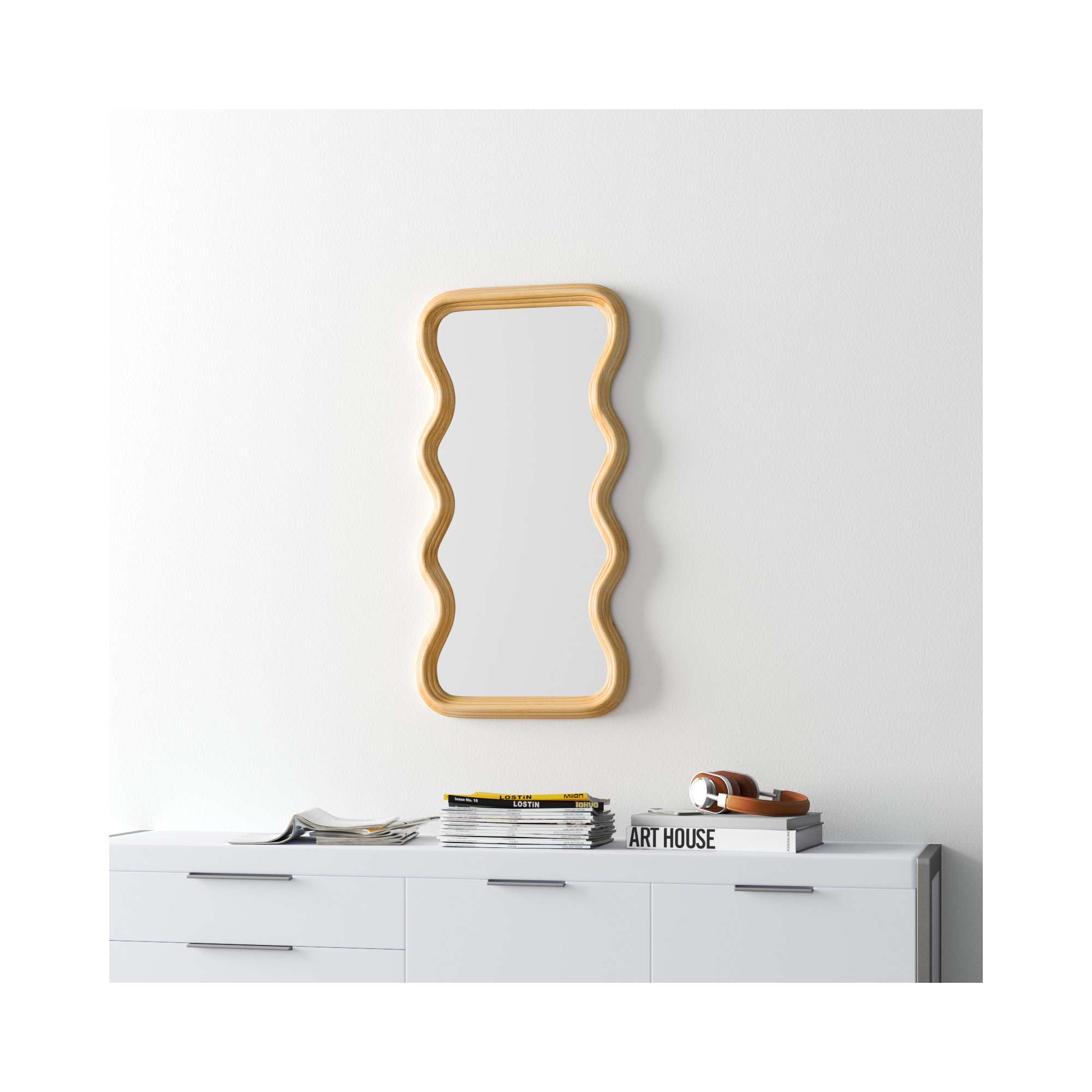 Dupont Wood Wall Mirror
