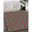 Tapis rose/vert à motifs-2053039181
