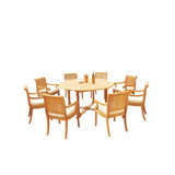 Giva Outdoor - Piece Teak Dining Set