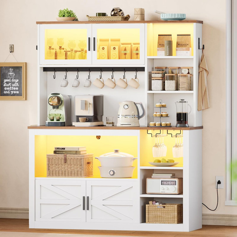Étagère de rangement Tierone, Blanc