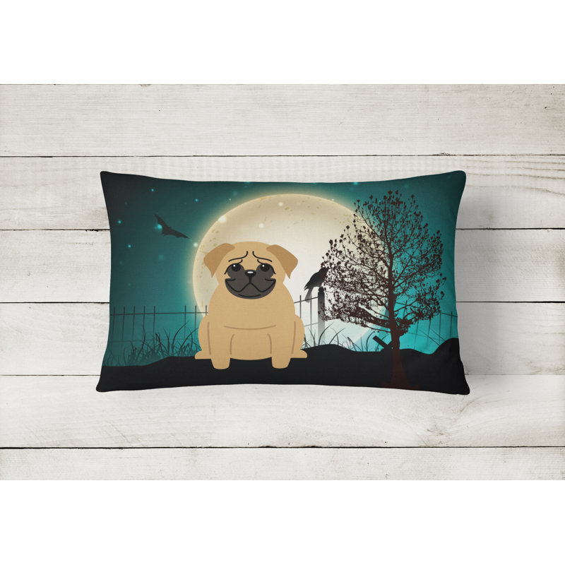 Coussin lombaire intérieur / extérieur Halloween, Brun