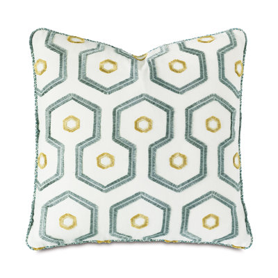 Twin Palms Square Pillow Cover & Insert