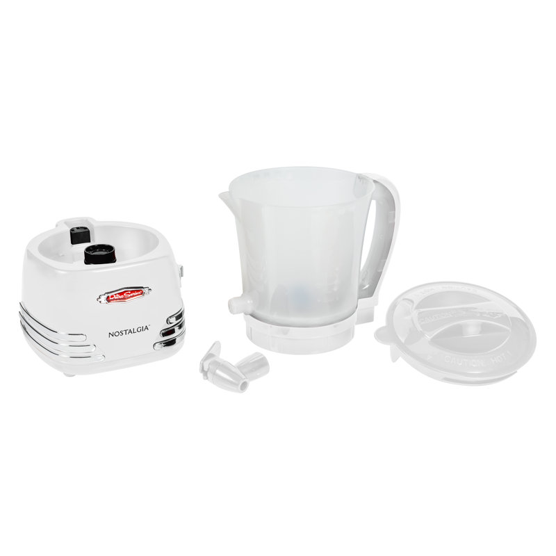 Nostalgia Retro Hot Chocolate Maker, White, White