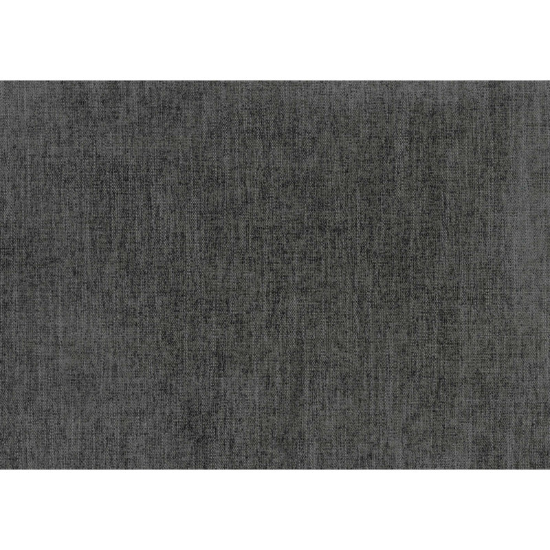 Fauteuil d'appoint rembourré en tissu 1pc, Gris anthracite