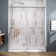 60'' - W x 70'' H Door Semi-Frameless Shower Door with