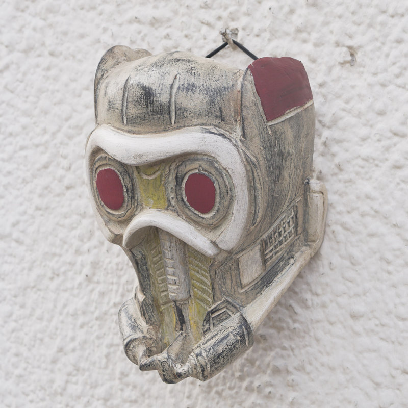 Masque de bois africain fait à la main Bungalow Rose