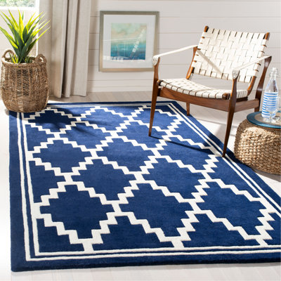 Carolene Hand Tufted Wool Geometric Rug