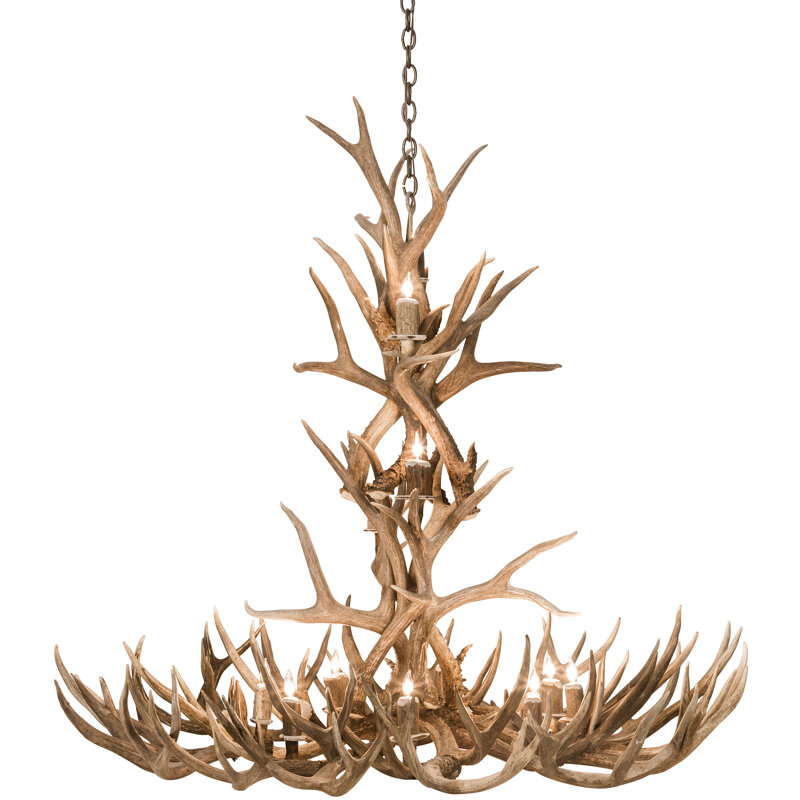 Rustic Lodge 12 - Light Chandelier