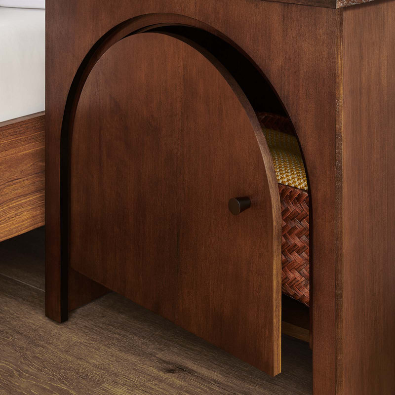 Modway Appia Nightstand, Walnut
