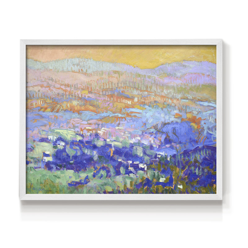 «Meet Me and the Edge of Dreams» - impression encadrée - réversible, H 8 po x l 10 po, Blanc