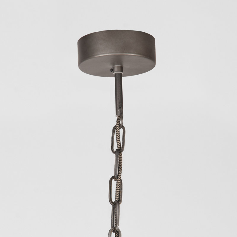 Alijah 1 - Light Grey Dome Pendant