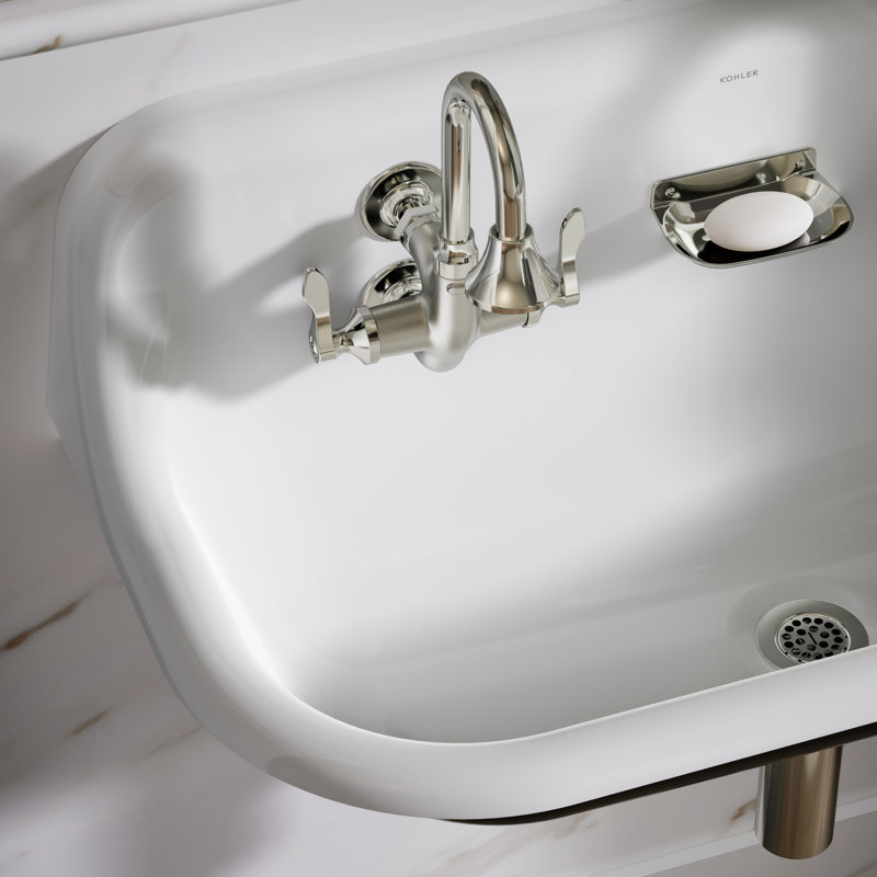 Triton Bowe™ Cannock 1.2 GPM Bathroom Sink Faucet with 3.69'' Gooseneck Spout and Lever Handles, Drain Not Included