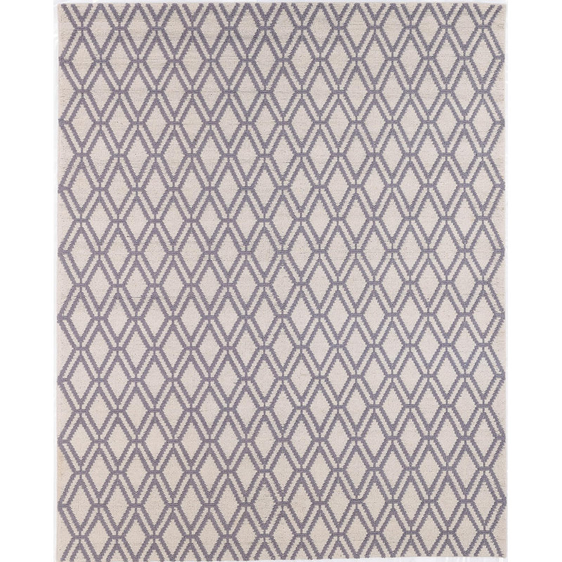 Ainzlee Wool Geometric Indoor Rug, Rectangle 10' x 14'