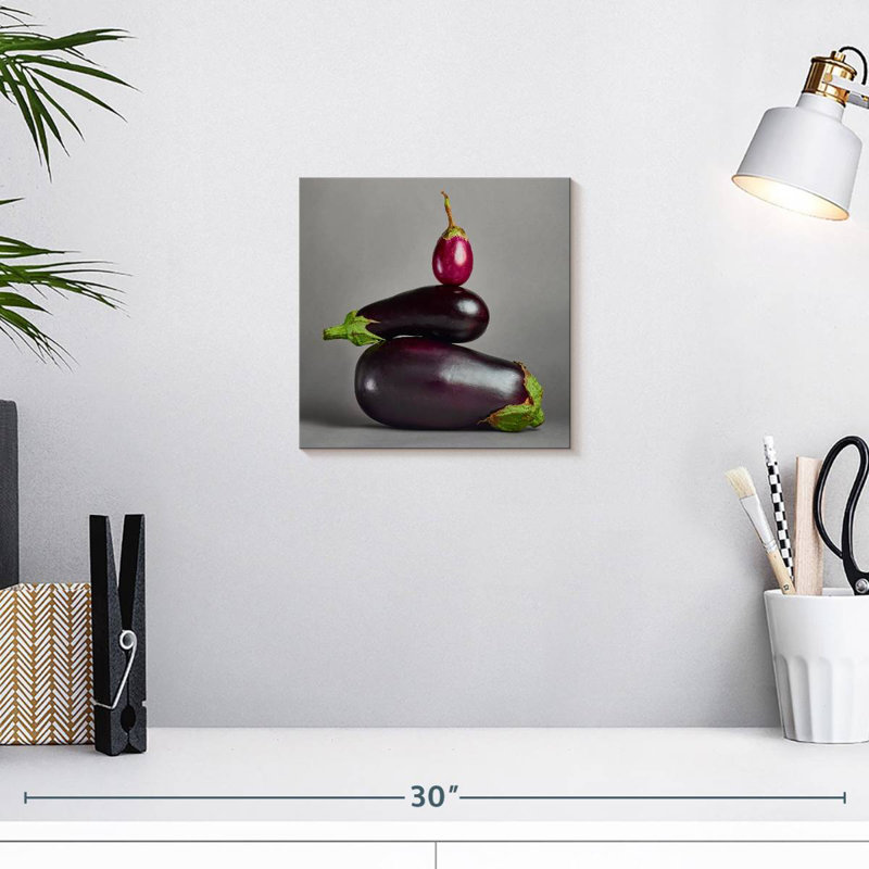 Yarlin Eggplant Stack, 10" H x 10" W