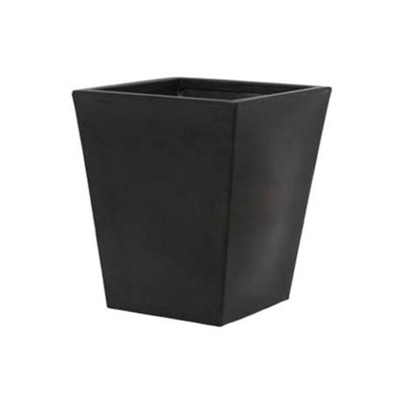 Cosmopolitan Pot Planter, Black, 22"H x 22"W x 13.25"D