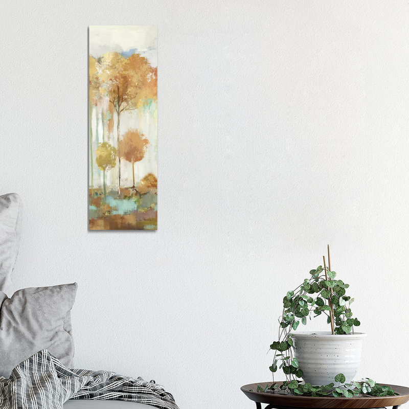 The Prelude V by Allison Pearce - No Frame Panoramic Painting on Canvas, 30.48 cm H x 91.44 cm W x 1.91 cm D