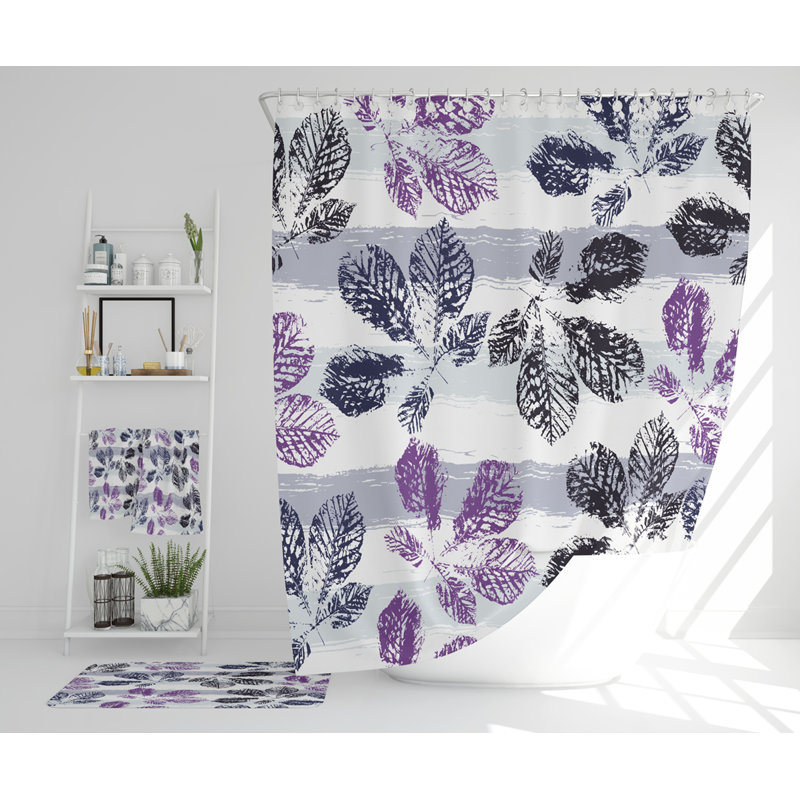 Naseim Polyester Shower Curtain Set