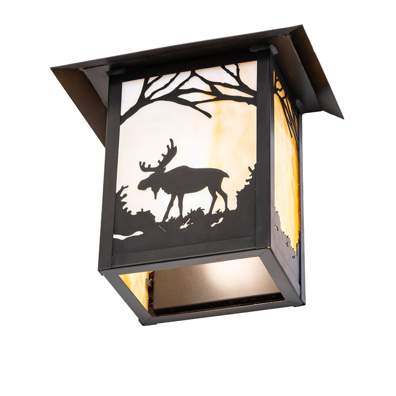 9" Wide Seneca Moose Creek Left Wall Sconce