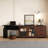 Calvers Expandable Dresser Desk Combo with Drawers for Storage