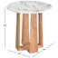 Baudelaire 2 - Piece Marble Top Living Room Table Set